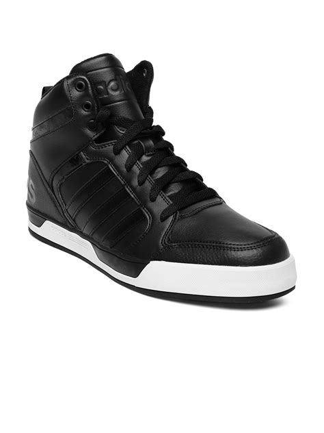 adidas black high top sneakers|adidas high tops neo.